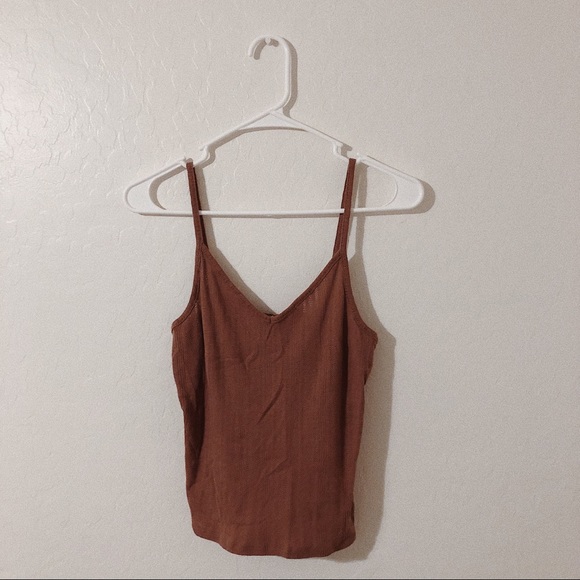 american eagle knit crop tank top - Picture 1 of 2